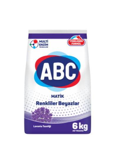 ABC Powder Detergent Lavender Freshness 6 kg 