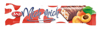 Anı Mich Mich Apricot Flavored Milk Cocoa Coated Nougabar 18 Gr