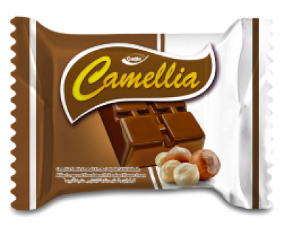 Çağla Camellia Milk Compound Chocolate With Hazelnut Cream Filling 18 Gr