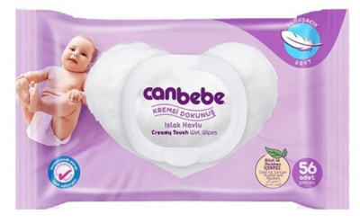 Canbebe Creamy Touch Wet Towel  56 pcs