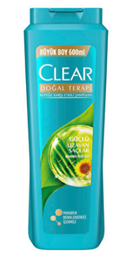 Clear Güçlü Uzayan Saçlar Şampuan 600 ml