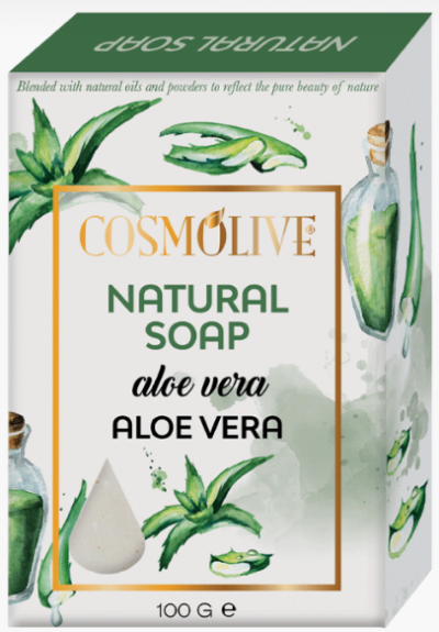 Cosmolive Natural Soap Aloe Vera 100 Gr