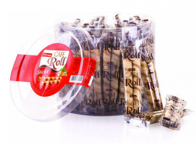 Elvan Cafe Roll Sticks Hazelnut Roll Wafer 12 Gr