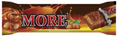 Hazal More Milk Compound Chocolate Pistachio Caramel Coated Nougat 18 Gr