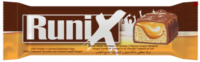 Hazal Runix Milk Compound Caramel Coated Nougat 18 Gr