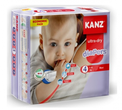 Kanz Diapers Ultra Package No:4 (7-18) 30 pcs