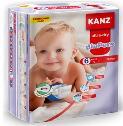 Kanz Diapers Ultra Package No:6 (15-25) 20 pcs