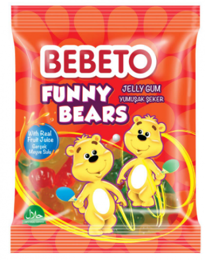 Kervan Gıda Bebeto Funny Bears  80 gr