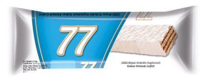 Lark 77 Crispy Rucko White Compound Chocolate Coated Wafer 30 Gr