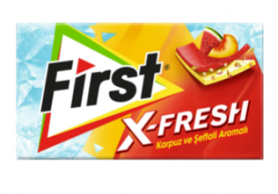 First Chewing Gum X Fresh Watermelon&Peach   27 gr 