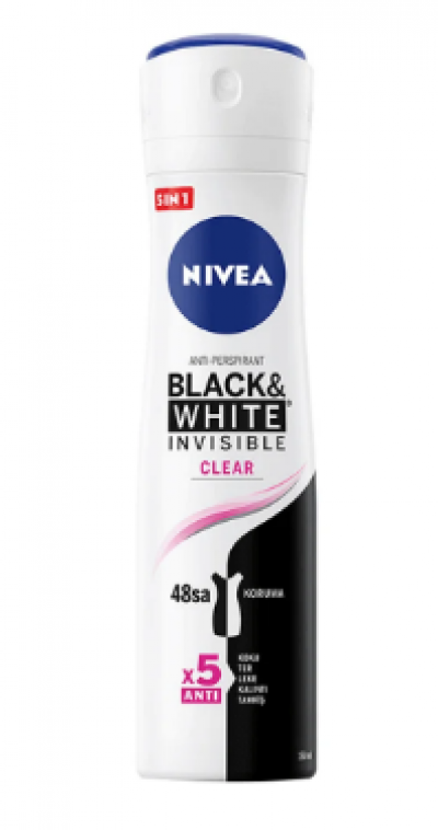 Nivea Deodorant B&W Clear Spray 150 ml