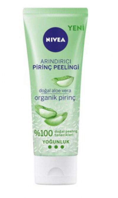 Nivea Facial Care Organic Rise Peeling Aloe Vera  75 ml