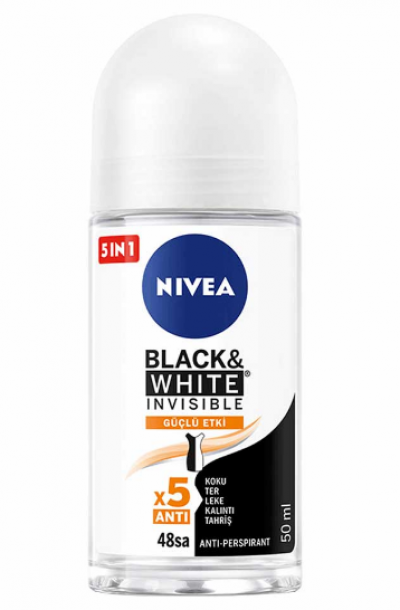 Nivea Black & White Invisible Strong Effect Women's Roll-On 50 ml