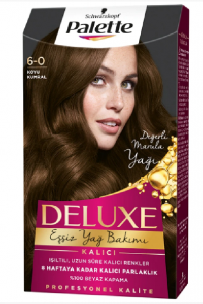 Palette Deluxe Hair Dye Dark Brown 6-0  1 pcs