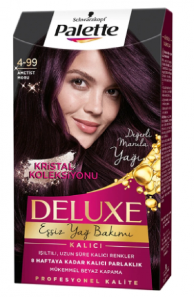 Palette Deluxe Hair Dye Eggplant Purple 4-99  1 pcs 