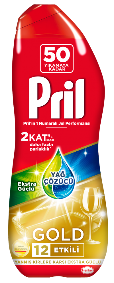 Pril Gold Jel Yağ Çözücü 900 ml 