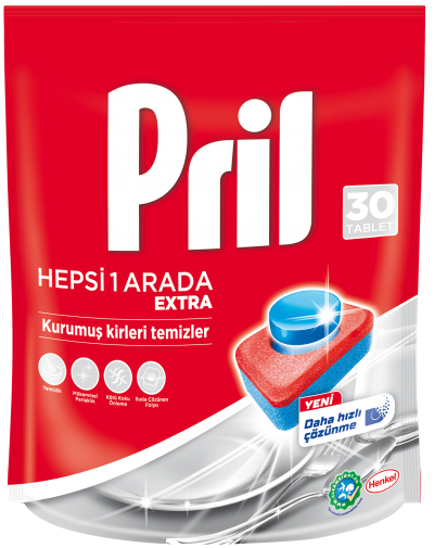 Pril Tablet Hepsi Bir Arada 30 Adet