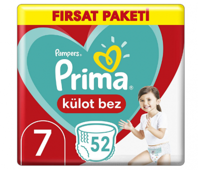 Prima Pants Külot Bez Fırsat Paketi No 7 52 Adet