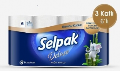 Selpak Bamboo Added Towel 6 pcs