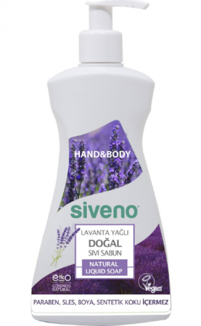 Siveno Natural Lavender Oil Liquid Soap 300 Ml