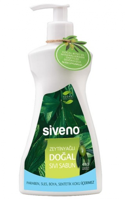 Siveno Natural Olive Oil Liquid Soap 300 Ml