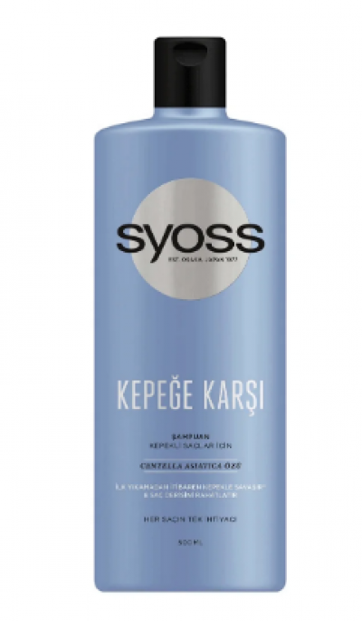 syoss Anti-Dandruff Centella Asiatica Extract Shampoo for Dandruff Hair 500 ml