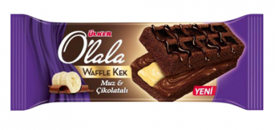 Ülker O’lala Waffle Kek Çikolatalı Muzlu 70 Gr