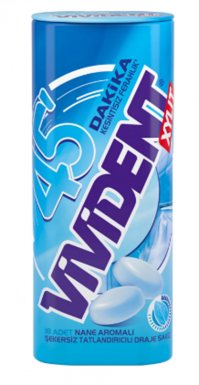 Vivident 45 Dakika Draje Sakız Metal Kutu 21 gr
