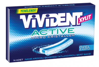 Vivident Active Mint Gum  33 gr