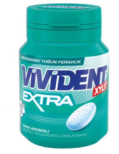 Vivident Extra Mint Gum  66 gr