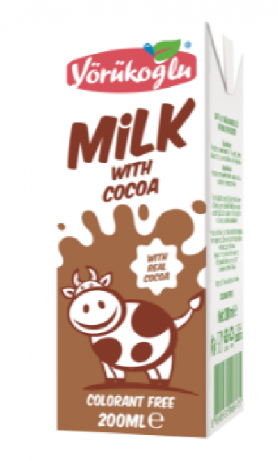 Yörükoğlu Milk with Cocoa  200 ml 